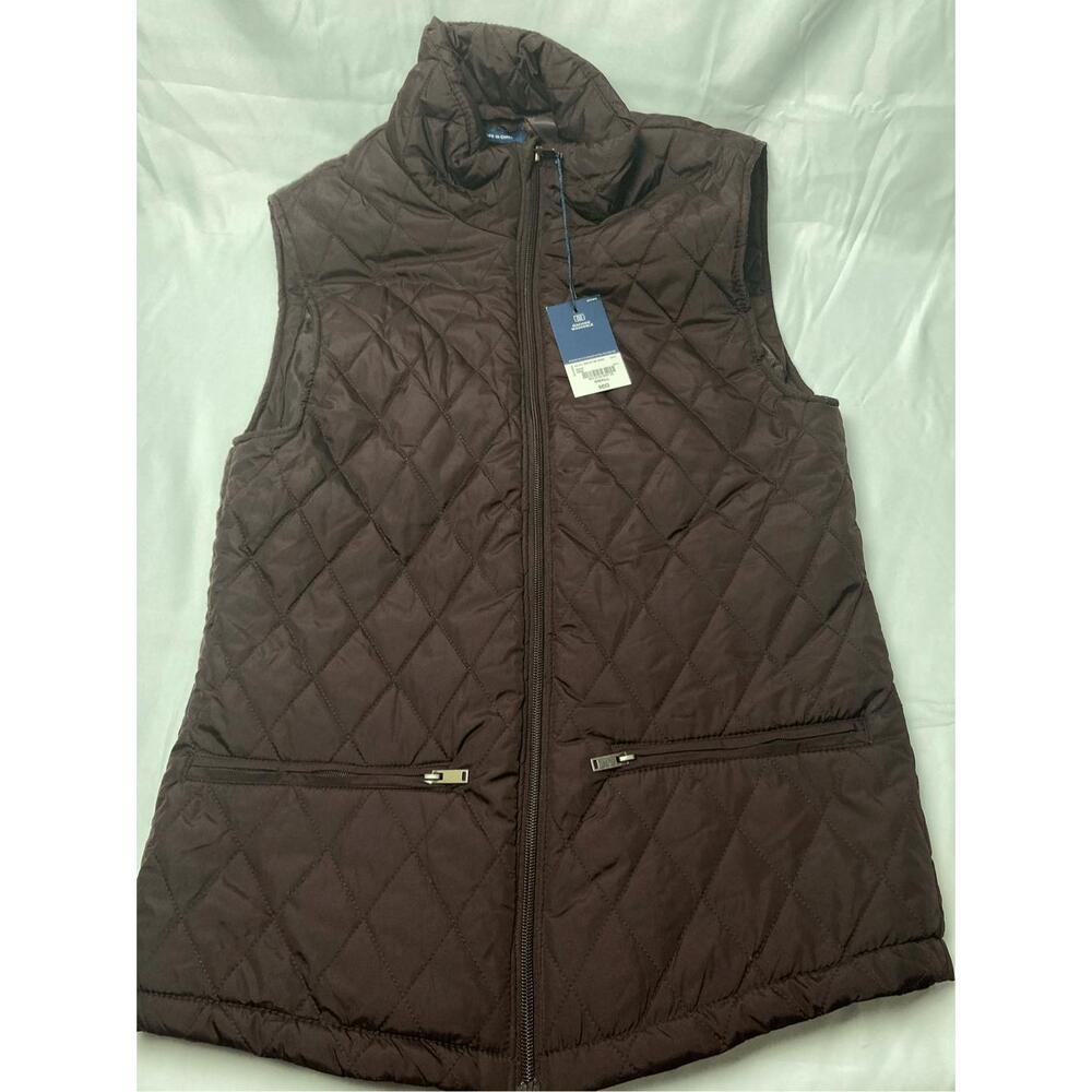 Stafford Classic‎ Fit Quilted Puffer Vest S